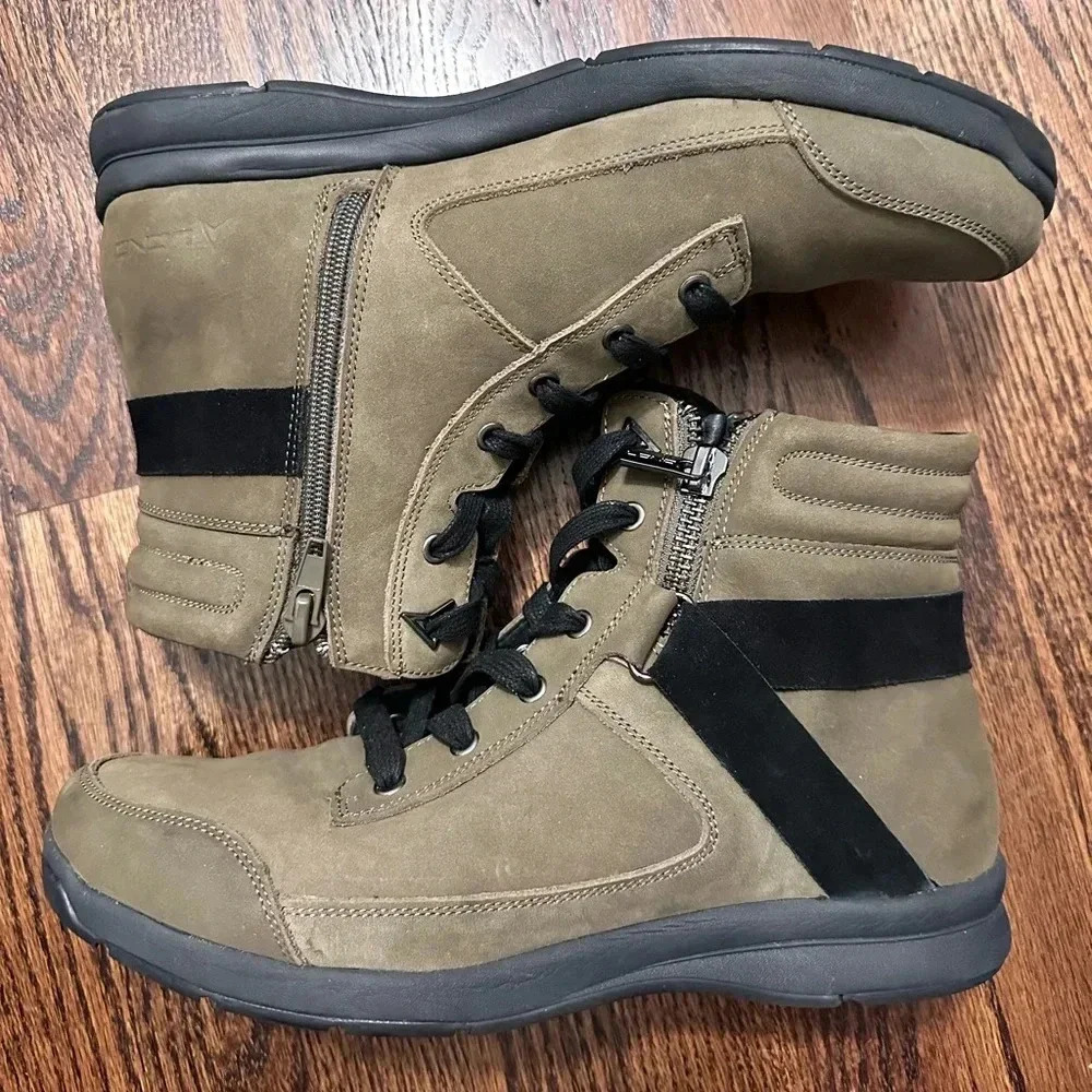 LGND Footwear The CALI Boot in Olive Green Size 10 - Picture 4 of 11